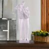 MOTHER and Father with Child complete faimily Love golden white Statue showpiece for Home Decor and Gifting