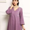 Fresh & Floral ? XXL Cotton Dress with Stunning Embroidery & Prints(M) - Image 2