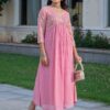 Cotton Printed Kurta with Coordinated Palazzo and Dupatta for Women(M) - Image 3