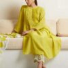 Printed Cotton Straight Kurta Set with Dupatta for Women(M) - Image 2