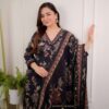 Flawless Florals ? Printex Embroidered Cotton Dress for Daily Style (M) - Image 3