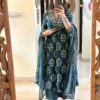 Bloom Boldly ? XXL Cotton Dress with Beautiful Embroidery & Print(L) - Image 3
