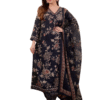 Flawless Florals ? Printex Embroidered Cotton Dress for Daily Style (M)