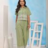 Laidback Luxe ? Embroidered Floral Dress with Printed Touch (XXL) - Image 4