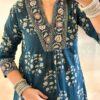 Bloom Boldly ? XXL Cotton Dress with Beautiful Embroidery & Print(L) - Image 4