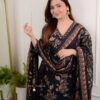 Flawless Florals ? Printex Embroidered Cotton Dress for Daily Style (M) - Image 5