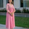 Cotton Printed Kurta with Coordinated Palazzo and Dupatta for Women(M) - Image 4