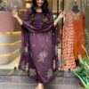 Elegant Everyday Wear ? XXL Embroidered Cotton Floral Dress(XXL) - Image 4
