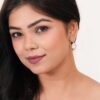 Women's Indo Western Rose Gold Party Wear Ethnic Stud Earrings for Women | Birthday & Anniversary Gift